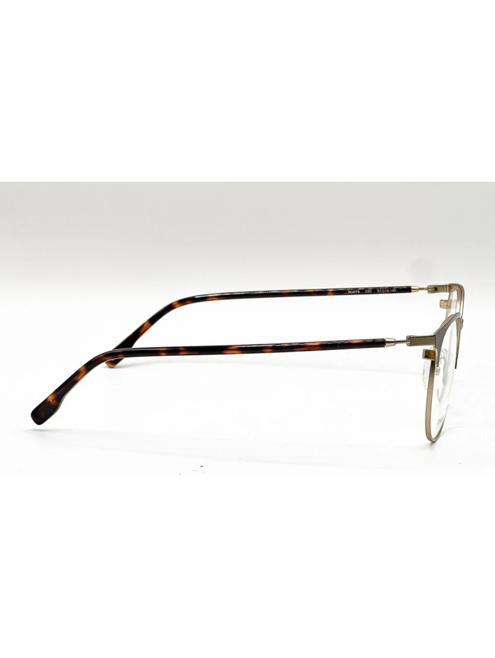 Tlg NU079 C02 Brown Rectangle Authentic Eyeglass Frames 51-19-140